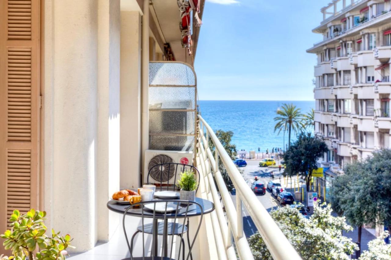 #29 Suite Gambetta Ac Sea View 2 Bedrooms 1Min Walk To Promenade & Sea Nice Eksteriør billede