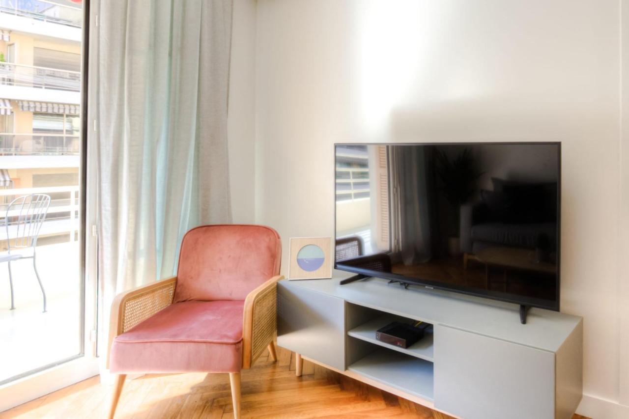 #29 Suite Gambetta Ac Sea View 2 Bedrooms 1Min Walk To Promenade & Sea Nice Eksteriør billede