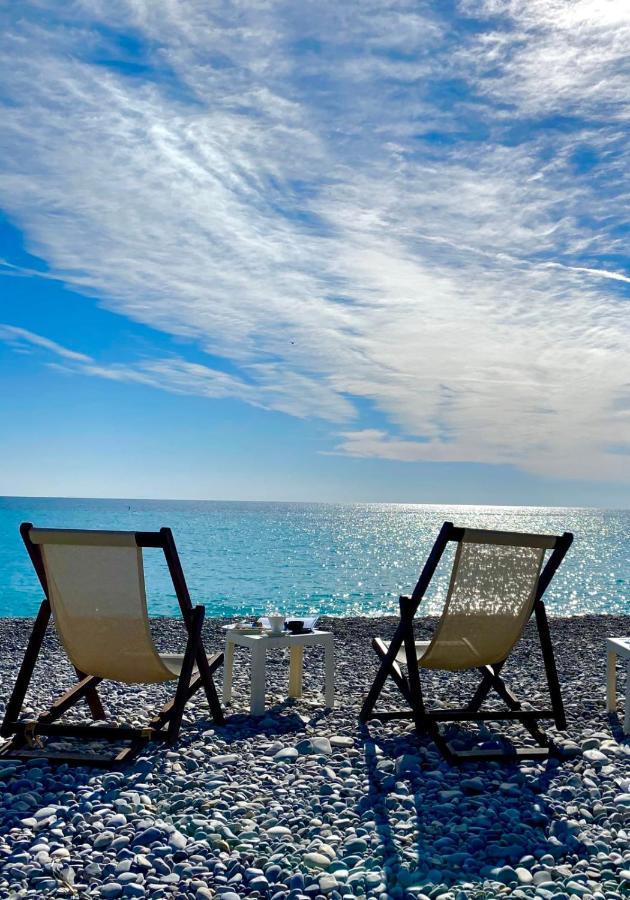 #29 Suite Gambetta Ac Sea View 2 Bedrooms 1Min Walk To Promenade & Sea Nice Eksteriør billede